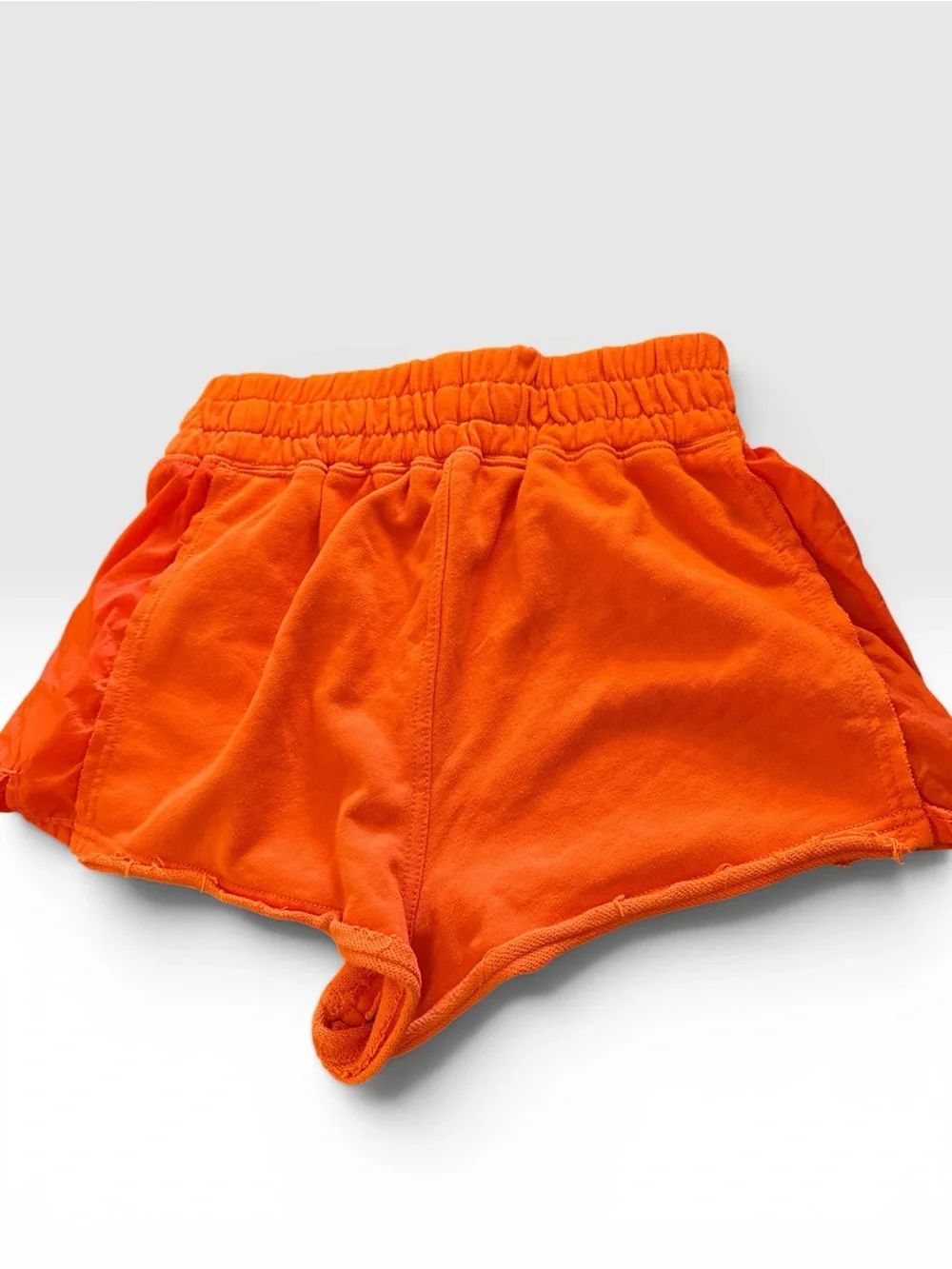Free People Orange Athletic Pull-On Shorts